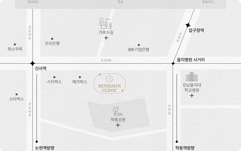 Myeongdong Branch Map